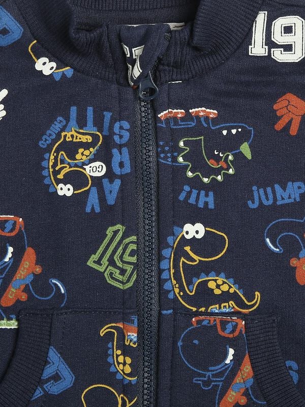 French Terry Sweatshirt With Print image number 2